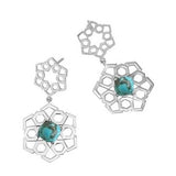 Favo Gemstone Earring