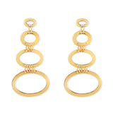 Horizontal Oval Earrings