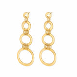 Horizontal Oval Earrings