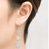 Ellipse Pearl Earring