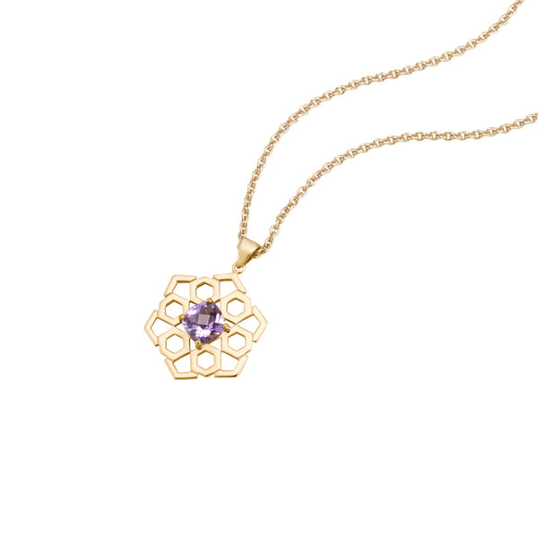 Favo Gemstone Necklace by Cerimani