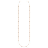 Long Diamond Station Necklace